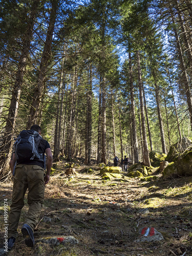 Trekking nelle alpi © Nikokvfrmoto