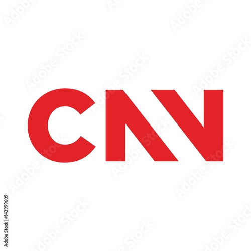 Принти на полотні letter c and n logo vector.