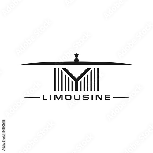 limousine grill logo vector.