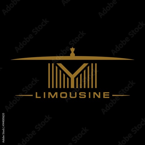 limousine grill logo vector.