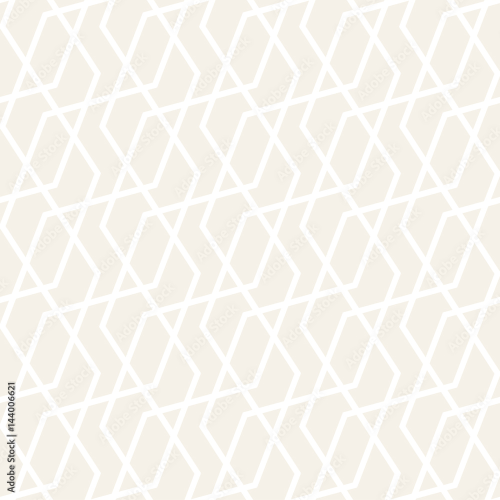 Vector Seamless Pattern. Abstract Geometric Background Design. Stylish Lattice Texture
Vector Seamless Pattern. Abstract Geometric Background Design. Stylish Lattice Texture