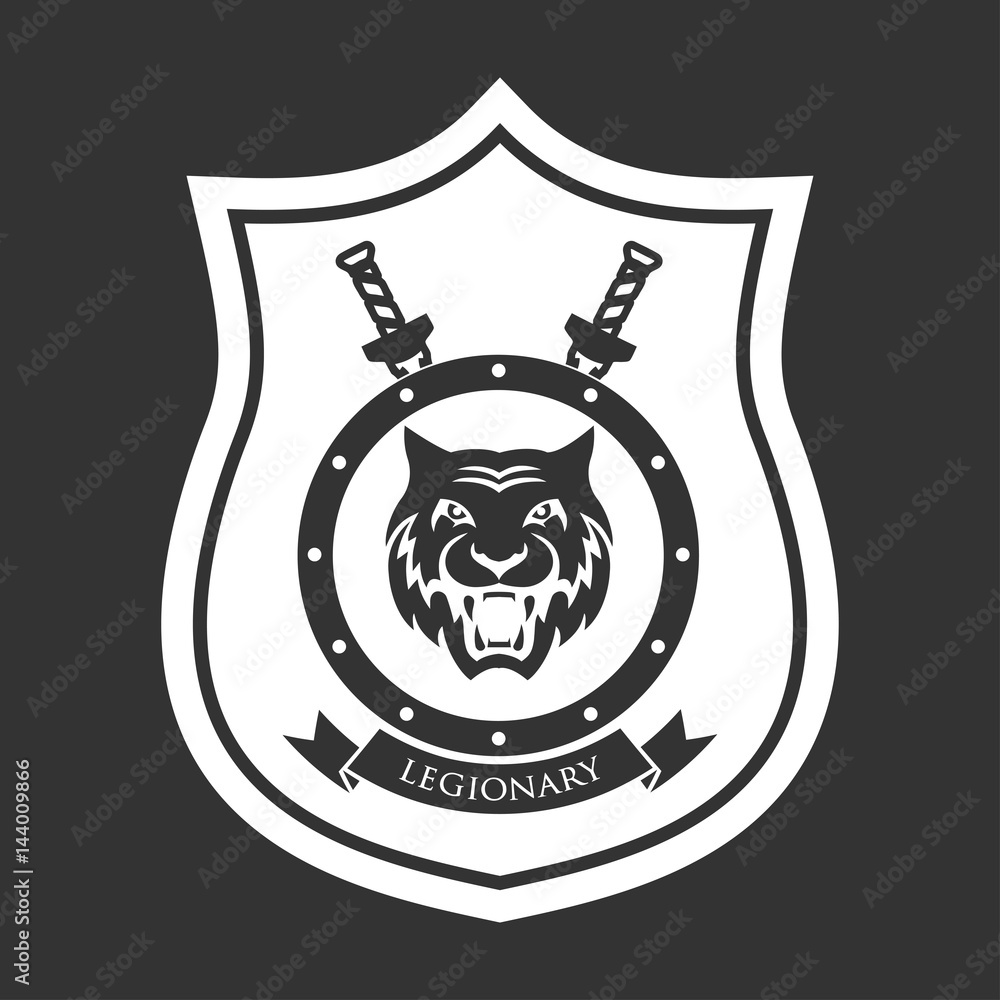 Obraz premium Military symbol, legionary's badge.