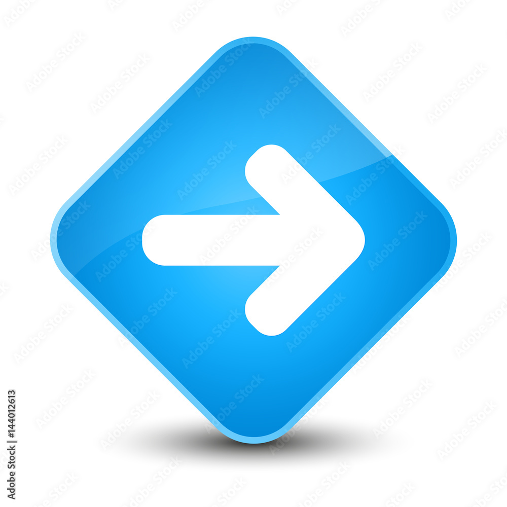 Next arrow icon elegant cyan blue diamond button Next arrow icon elegant cyan blue diamond button