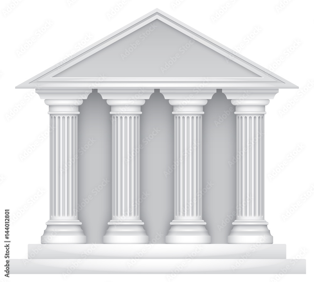 Obraz premium Court building icon