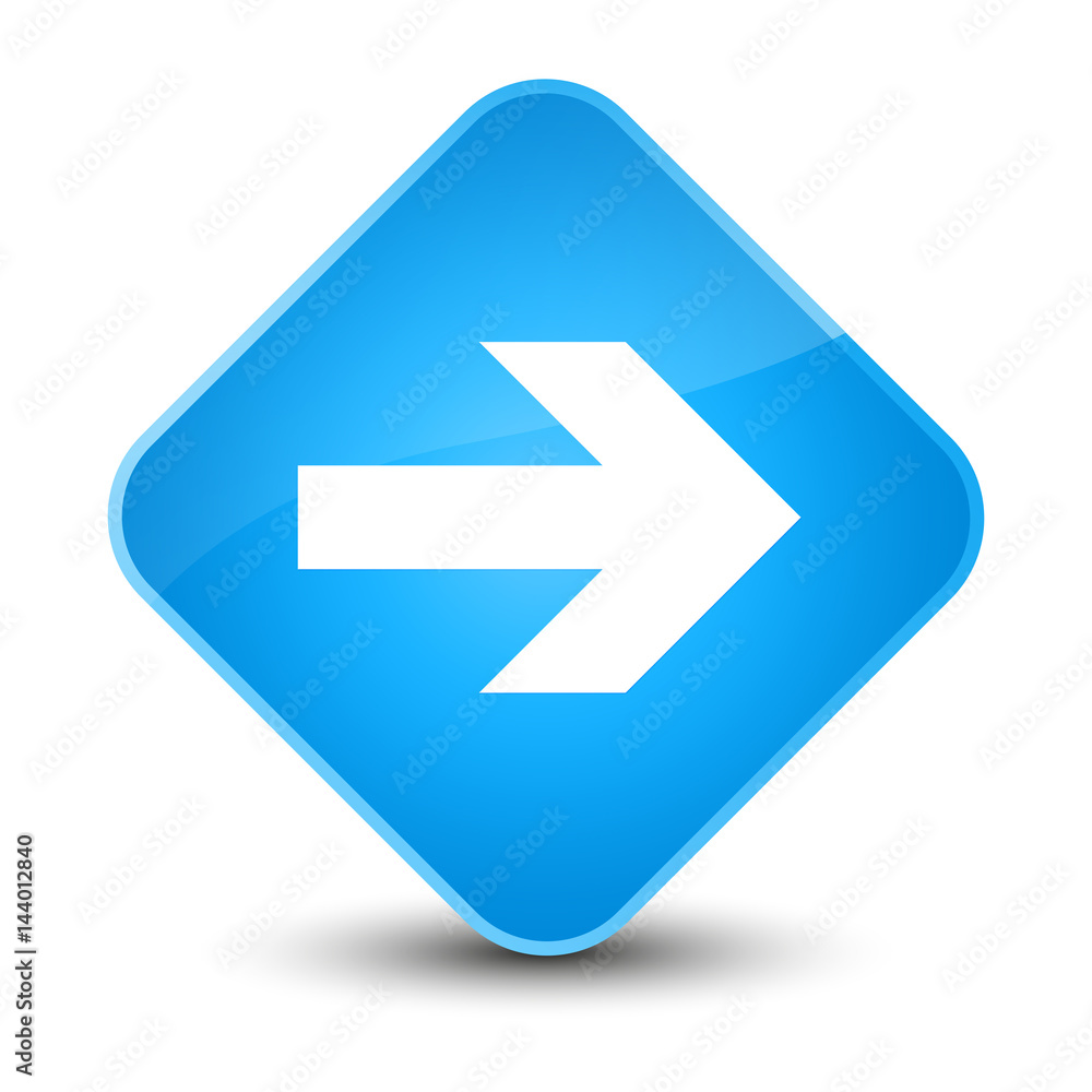 Next arrow icon elegant cyan blue diamond button Next arrow icon elegant cyan blue diamond button
