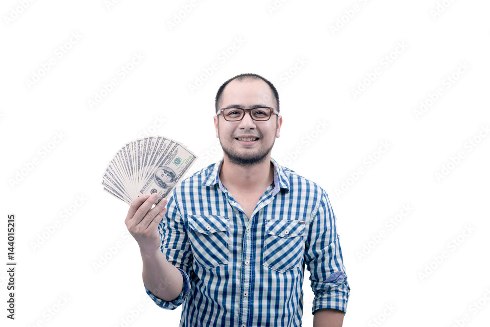 Man hold money