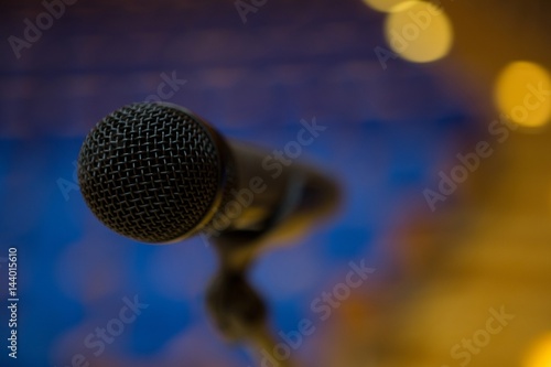 Microphone in conference room
