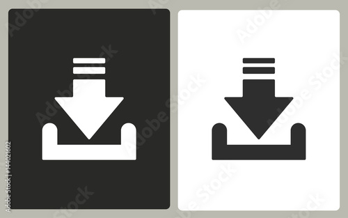 Download - vector icon.