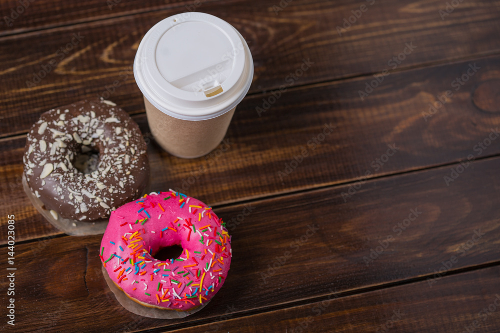 Bright fresh donuts Bright fresh donuts