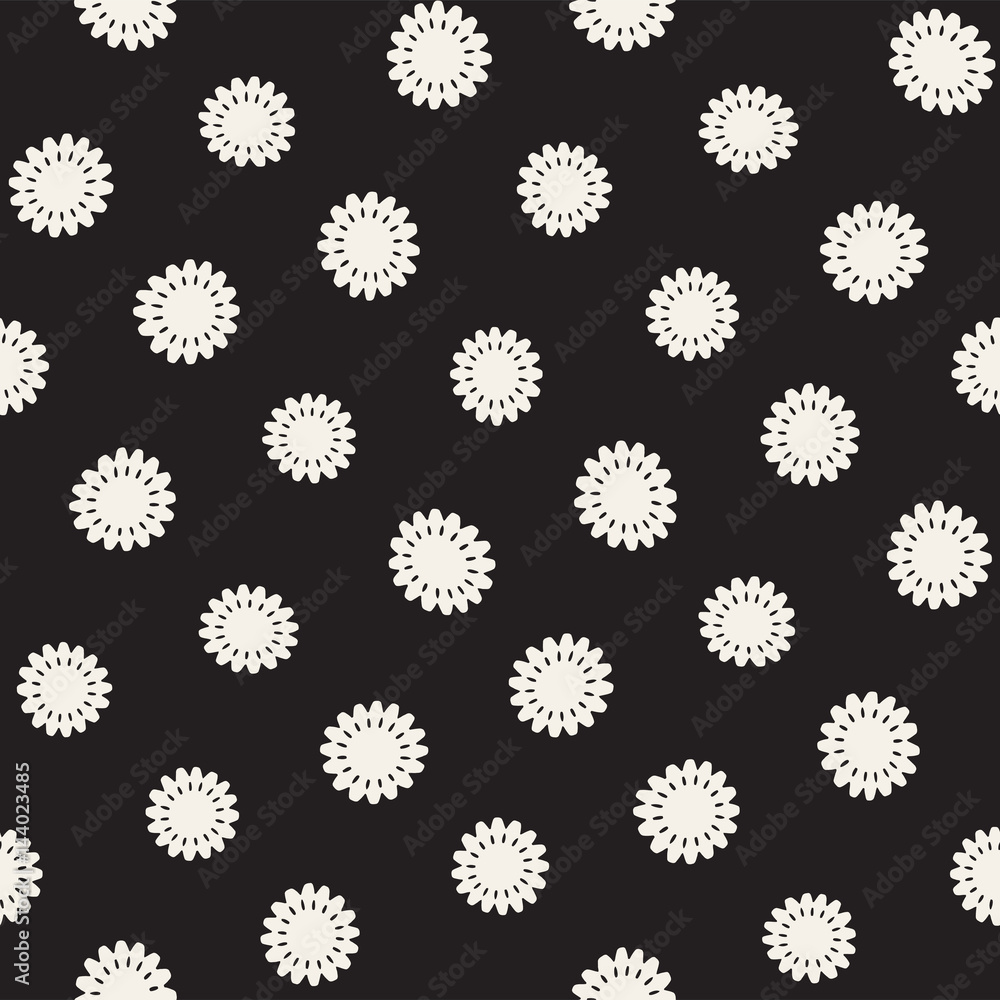 Vector seamless pattern. Abstract background with floral brush strokes. Monochrome hand drawn texture Vector seamless pattern. Abstract background with floral brush strokes. Monochrome hand drawn texture