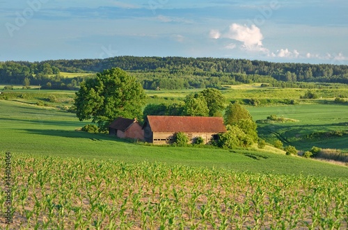 Wieś - wiejski krajobraz photo