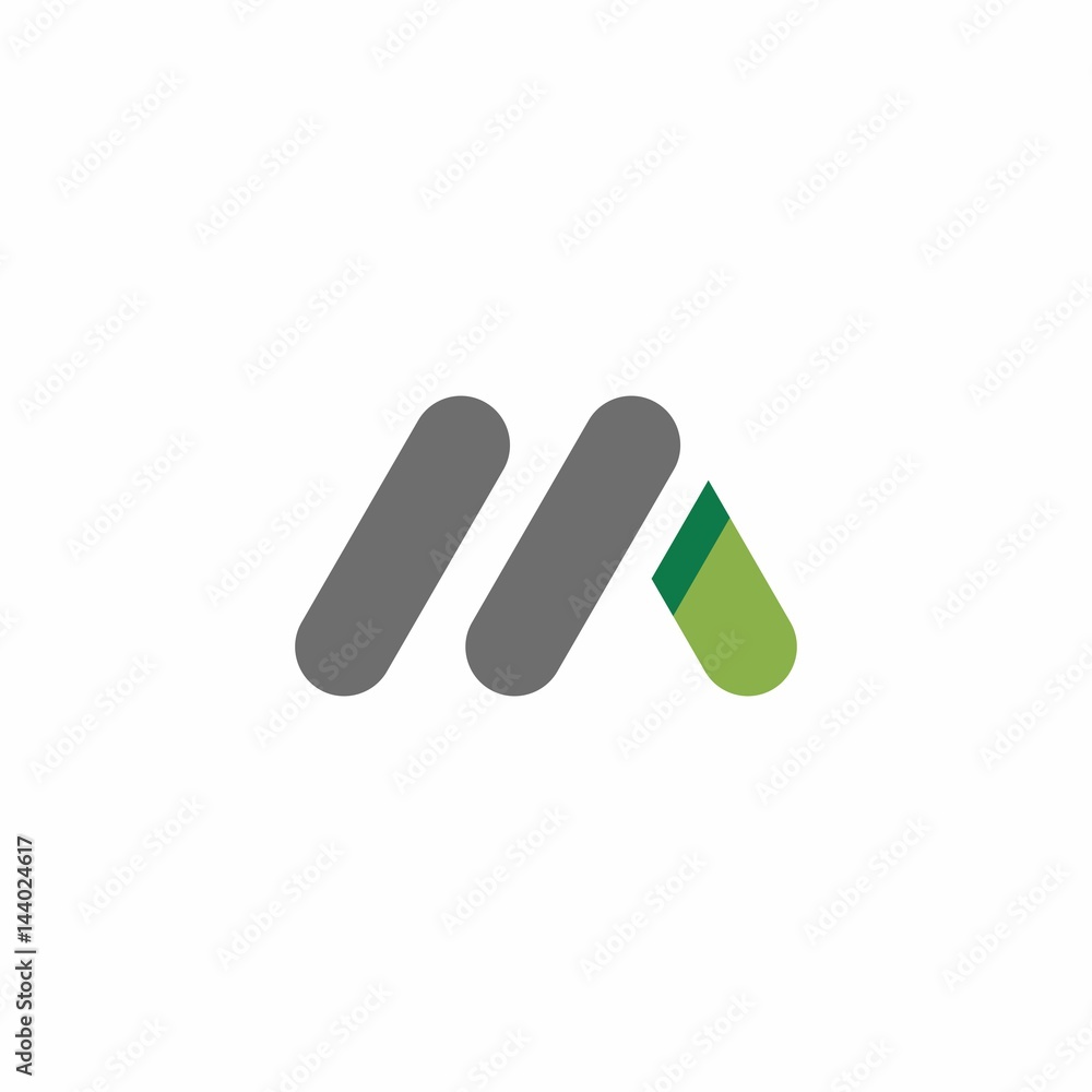 abstract letter m logo abstract letter m logo