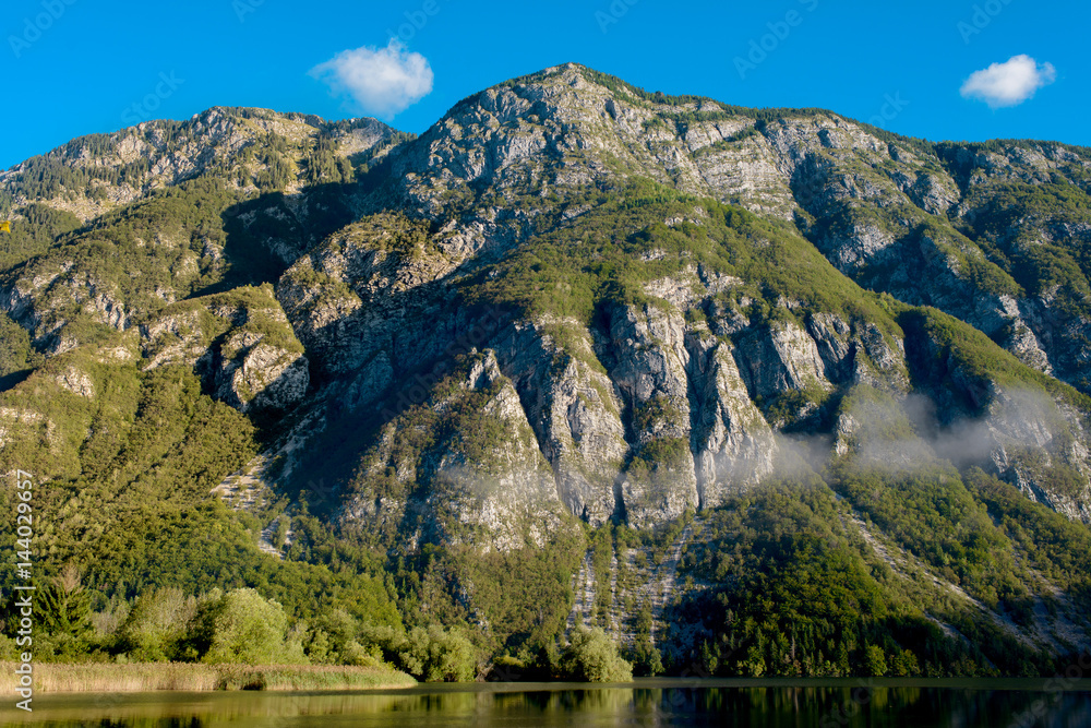 Summer landscape. High mountain in Triglav National park