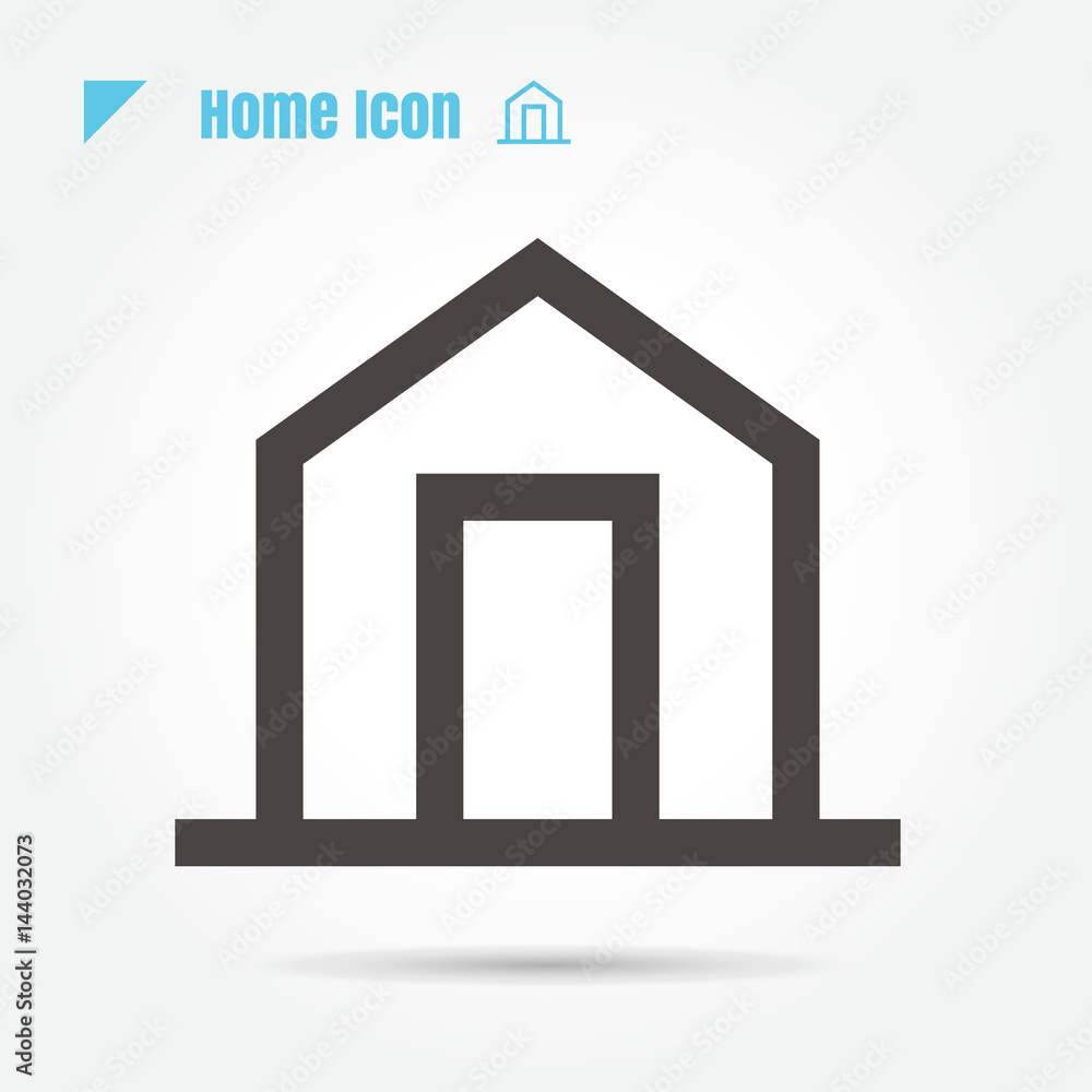 icon house thin line vector illustration sign symbol thin line modern minimalistic flat design vector on white background icon house thin line vector illustration sign symbol thin line modern minimalistic flat design vector on white background