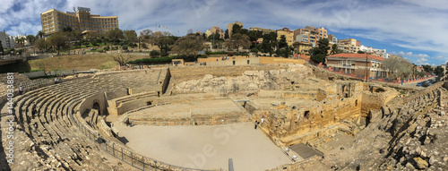 The grandios amphitheater, a construction of the past centuries