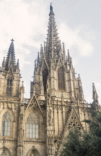 Barcelona (Spain): the gothic cathedral