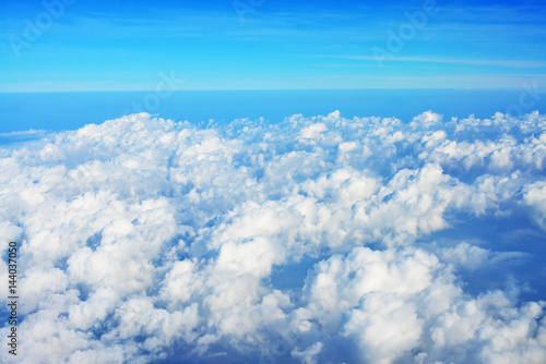 blue sky background with white clouds