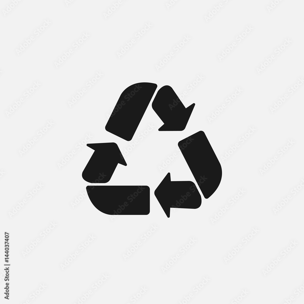 Recycle, basket icon, Ecologically clean, Vector