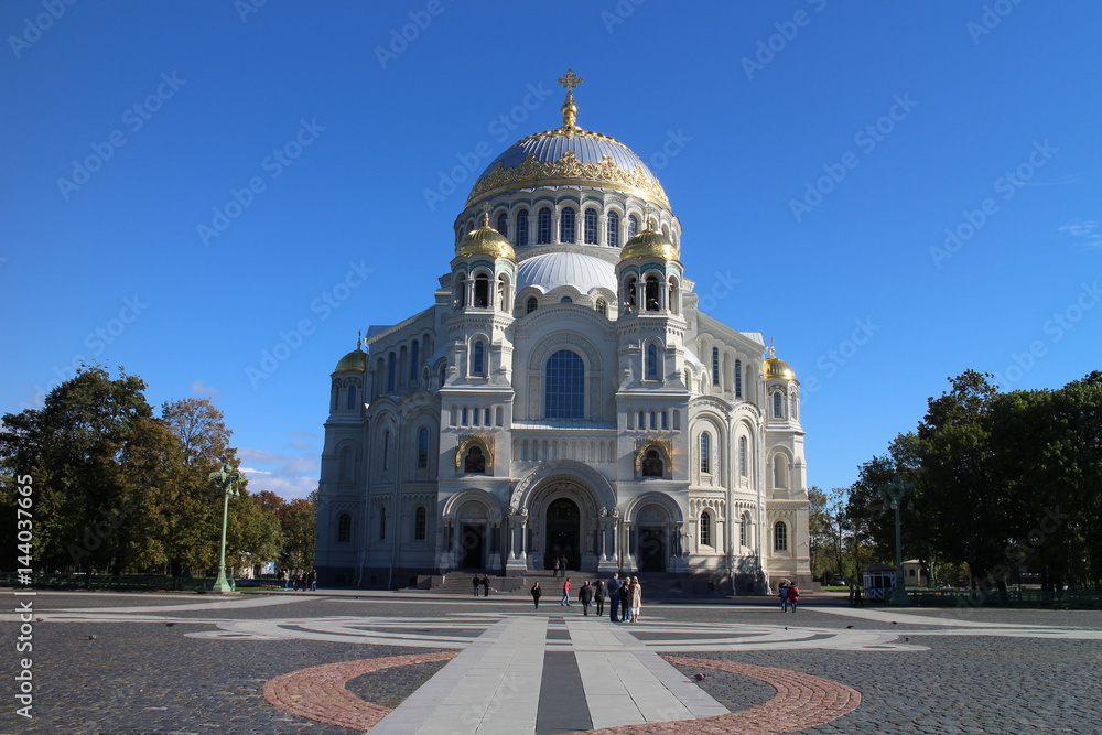 Naval Cathedral in Kronstadt, Russian federation