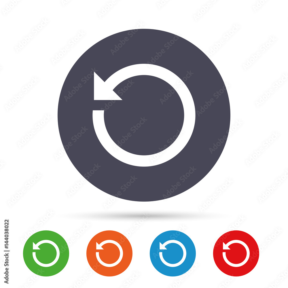 Repeat icon. Refresh symbol. Loop sign. Repeat icon. Refresh symbol. Loop sign.