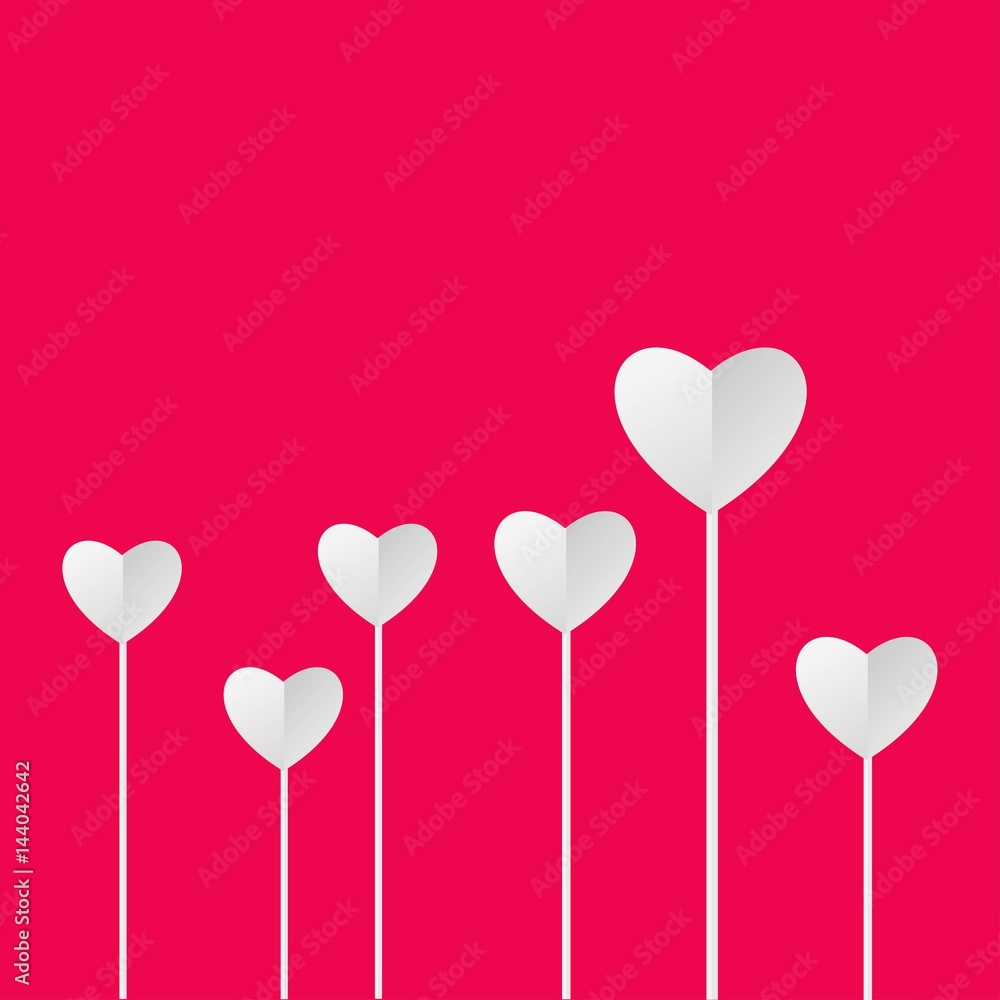 Creative paper heart Creative paper heart