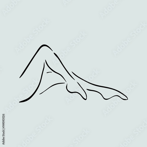 contour silhouette of woman for fitness diet