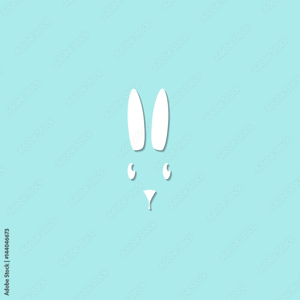 rabbit icon illustration
