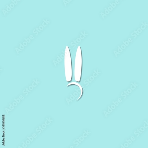 rabbit icon illustration