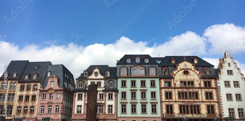 Market houses in Mainz, Germany