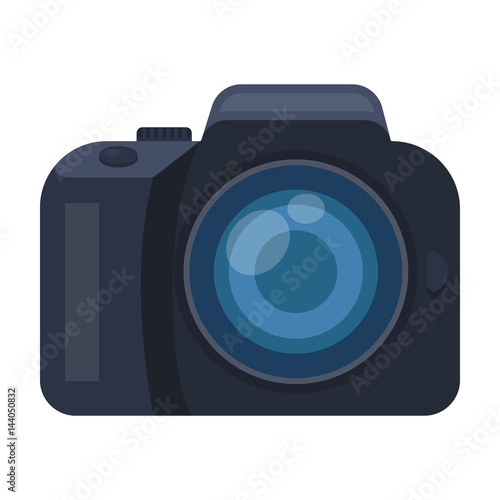 Camera detective. Camera, for shooting the scene, and to commit murder.Detective single icon in cartoon style vector symbol stock illustration.
