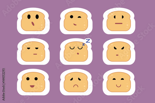 Emoji bread