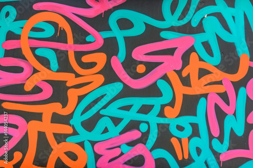 Abstract colorful graffity background