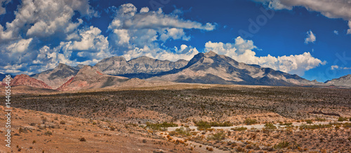 Landscape in the Red Rock Canyon