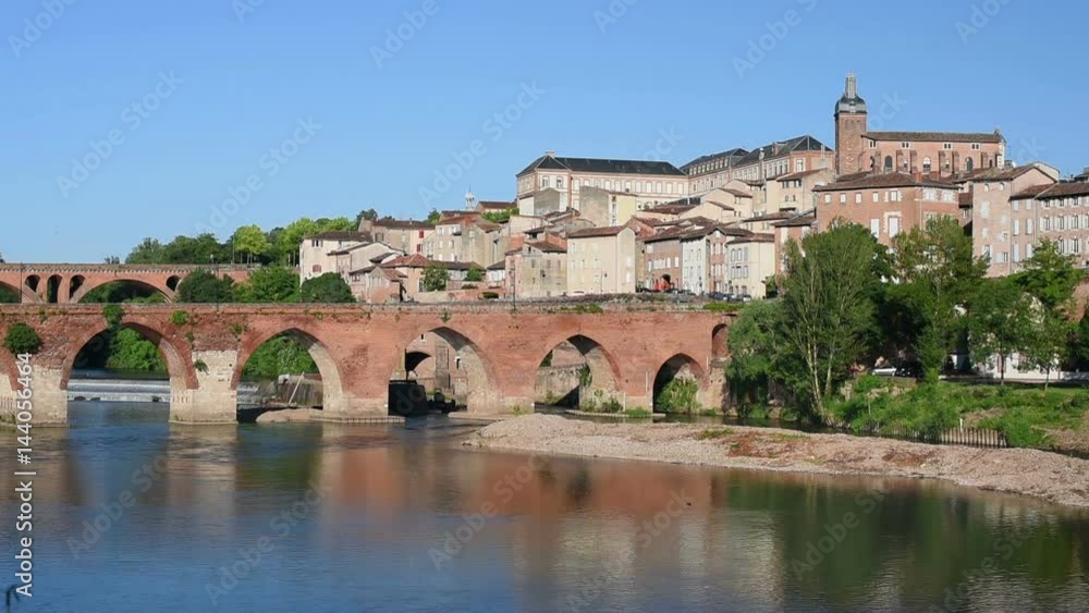 Cityscape of Albi in a summer day Cityscape of Albi in a summer day