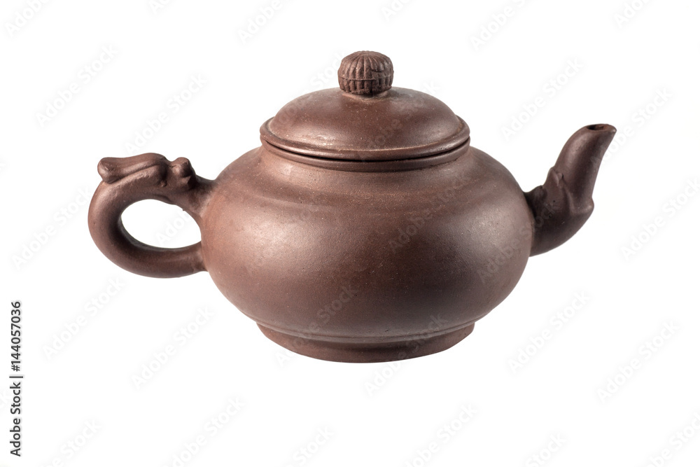 Chinese teapot isolated Chinese teapot isolated