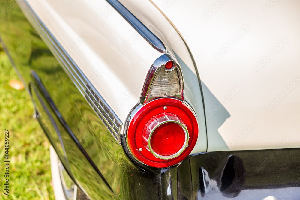 Fototapeta premium Taillight of Vintage Automobile