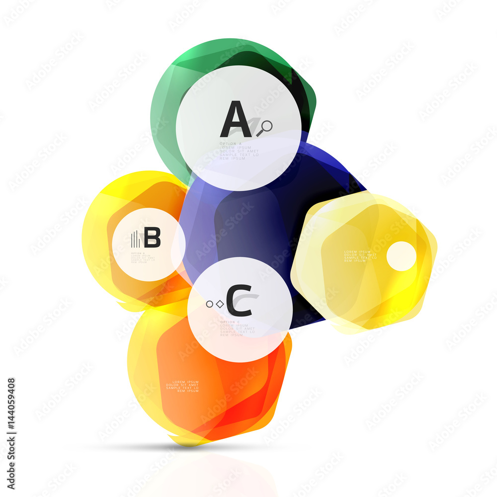 Geometrical hexagons abstract background Geometrical hexagons abstract background