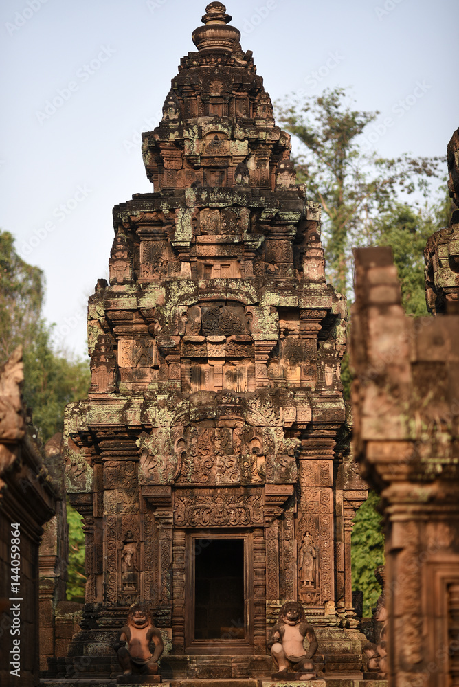 Banteay Srei temple, Angkor Wat Cambodia. Banteay Srei temple, Angkor Wat Cambodia.