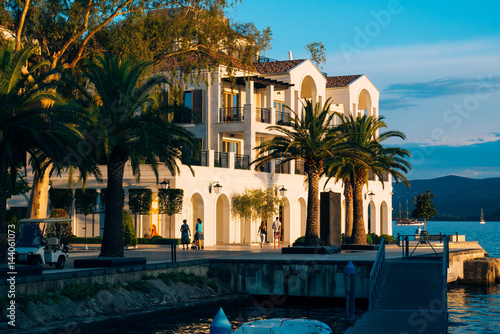 District Porto Montenegro, Elite cottages, villas by the sea, Hotels and restaurants. Elite life in Montenegro, Tivat. Immobility for the rich.