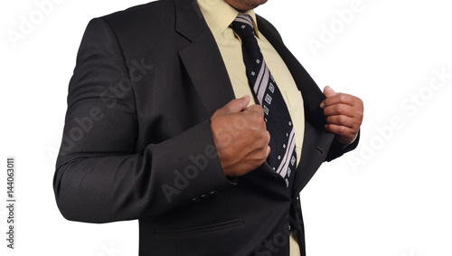 Business man concept isolated on white background