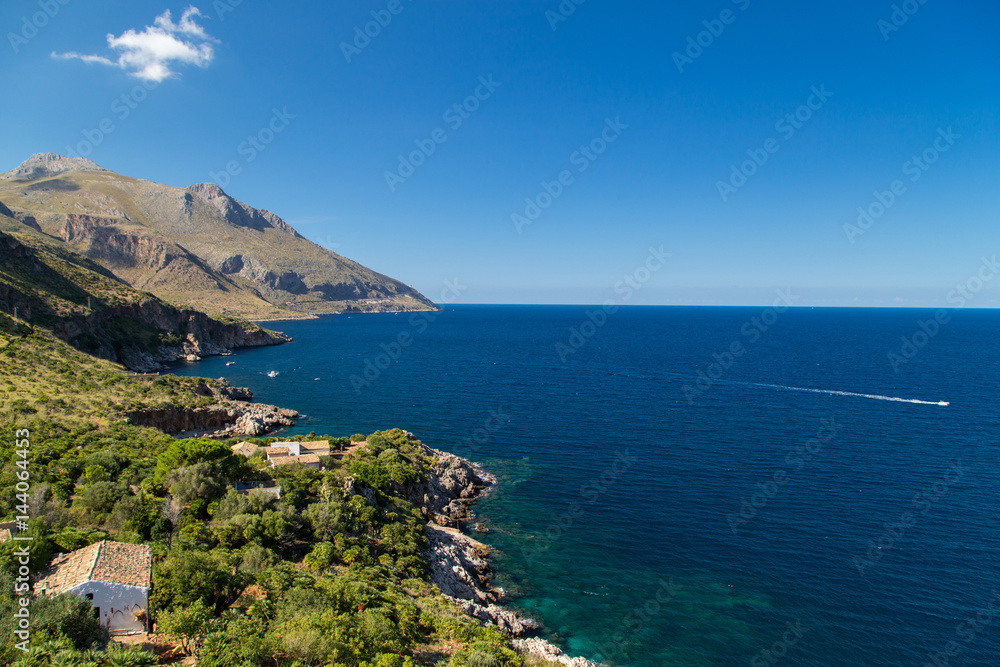 Europe, Italy, Sicily, Province of Trapani. Riserva Naturale Orientata dello Zingaro Europe, Italy, Sicily, Province of Trapani. Riserva Naturale Orientata dello Zingaro