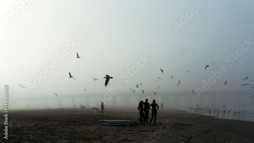morning at the beach
