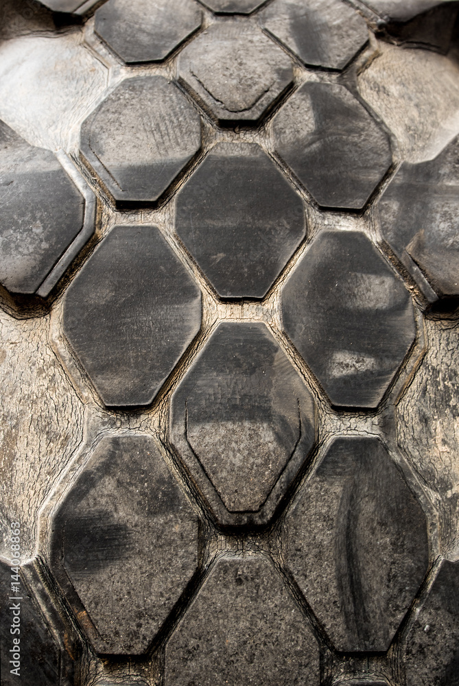 Very wear and tear old tire surface Very wear and tear old tire surface