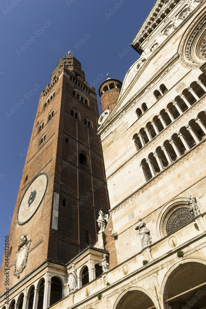 cathedral of Cremona ancient histolrical cities in Italy