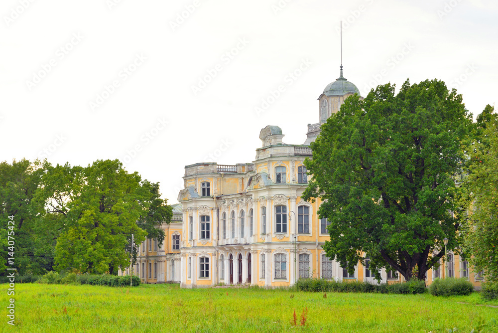 Baroque palace in the estate Znamenka.
