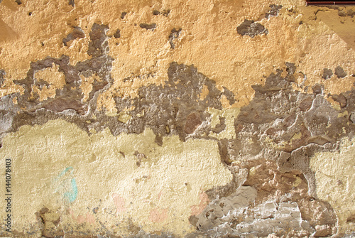 Scratched wall texture. Dirty grungy background. Used surface