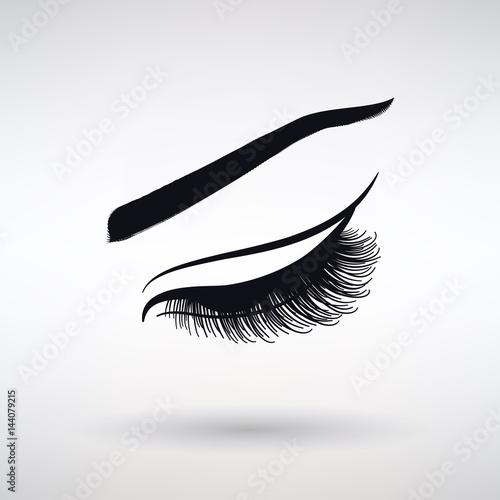 Icon Female Long Eyelashes
