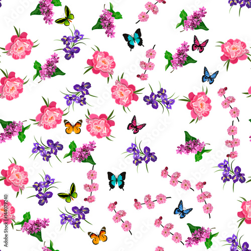 Fototapeta Naklejka Na Ścianę i Meble -  blooming lilac flower