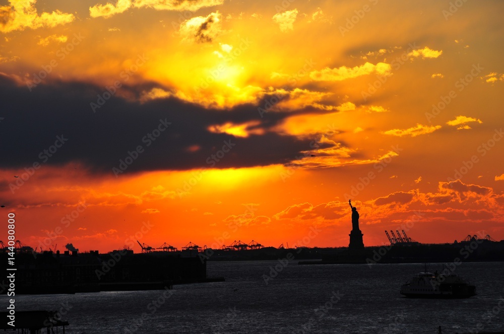 Statue Of Liberty, New York Harbor
