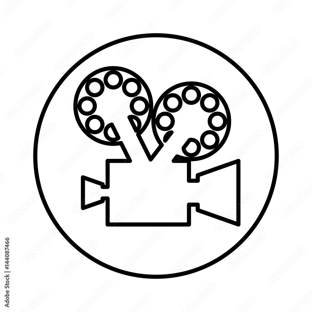 video camera retro icon vector illustration design video camera retro icon vector illustration design